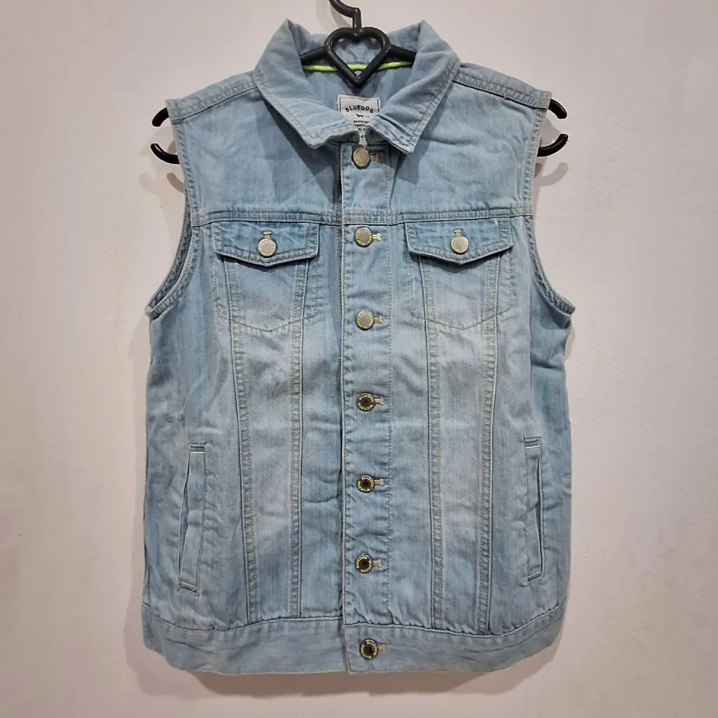 Sleeveless Denim Jacket Bluedog (Rompi Jeans) 1