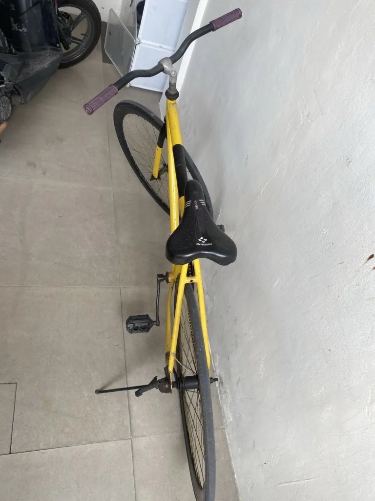 sepeda fixie warna kuning 2