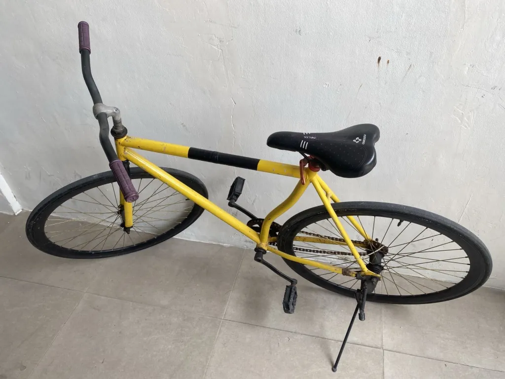 sepeda fixie warna kuning 1