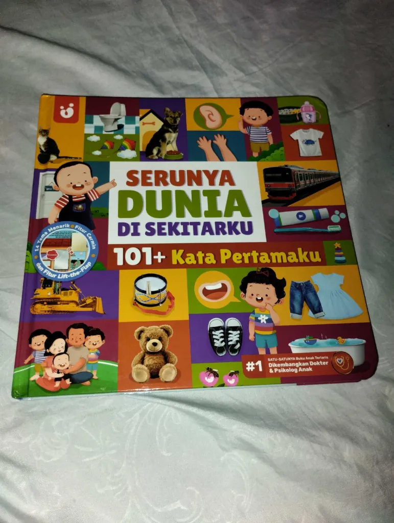 Buku anak - Serunya dunia disekitarku 101+ Kata Pertamaku