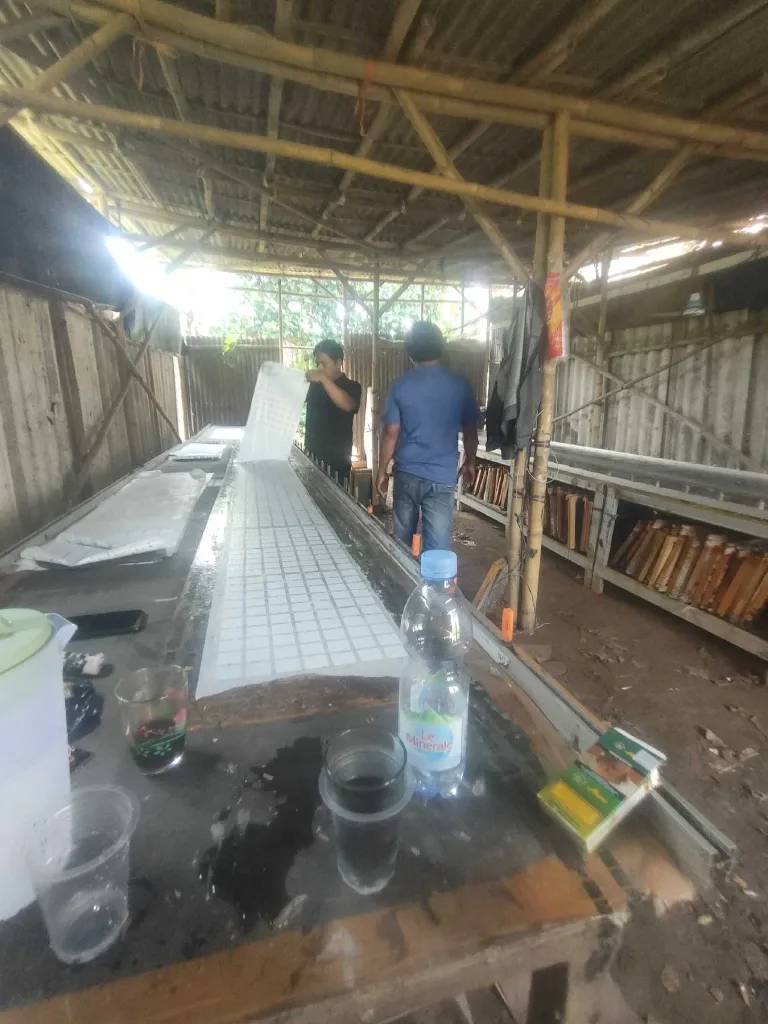 sablon transfafer atau sablon sendal sefatu 2