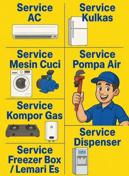 Jasa Servis AC Kulkas Mesin Cuci 2