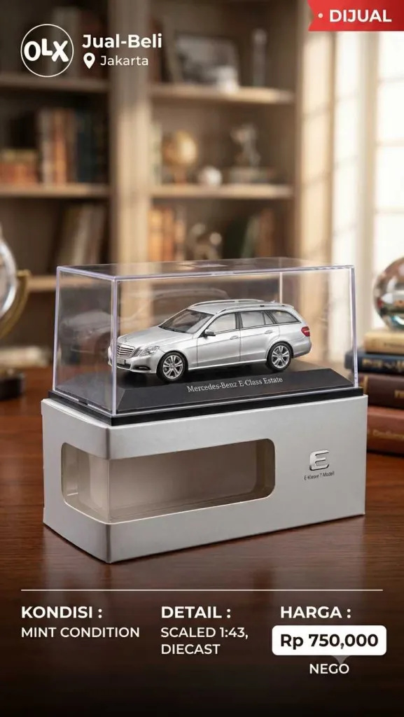Miniatur Mercedes Benz E Klase 1