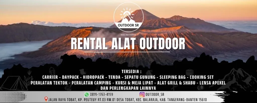 SEWA ALAT OUTDOOR, BBQ (PERLENGKAPAN NAIK GUNUNG)