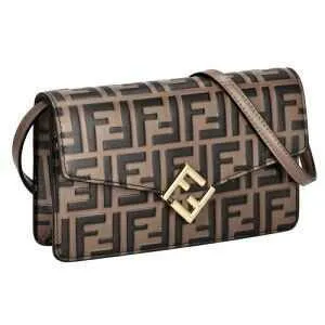 FENDI Tas Bahu FF Diamonds
